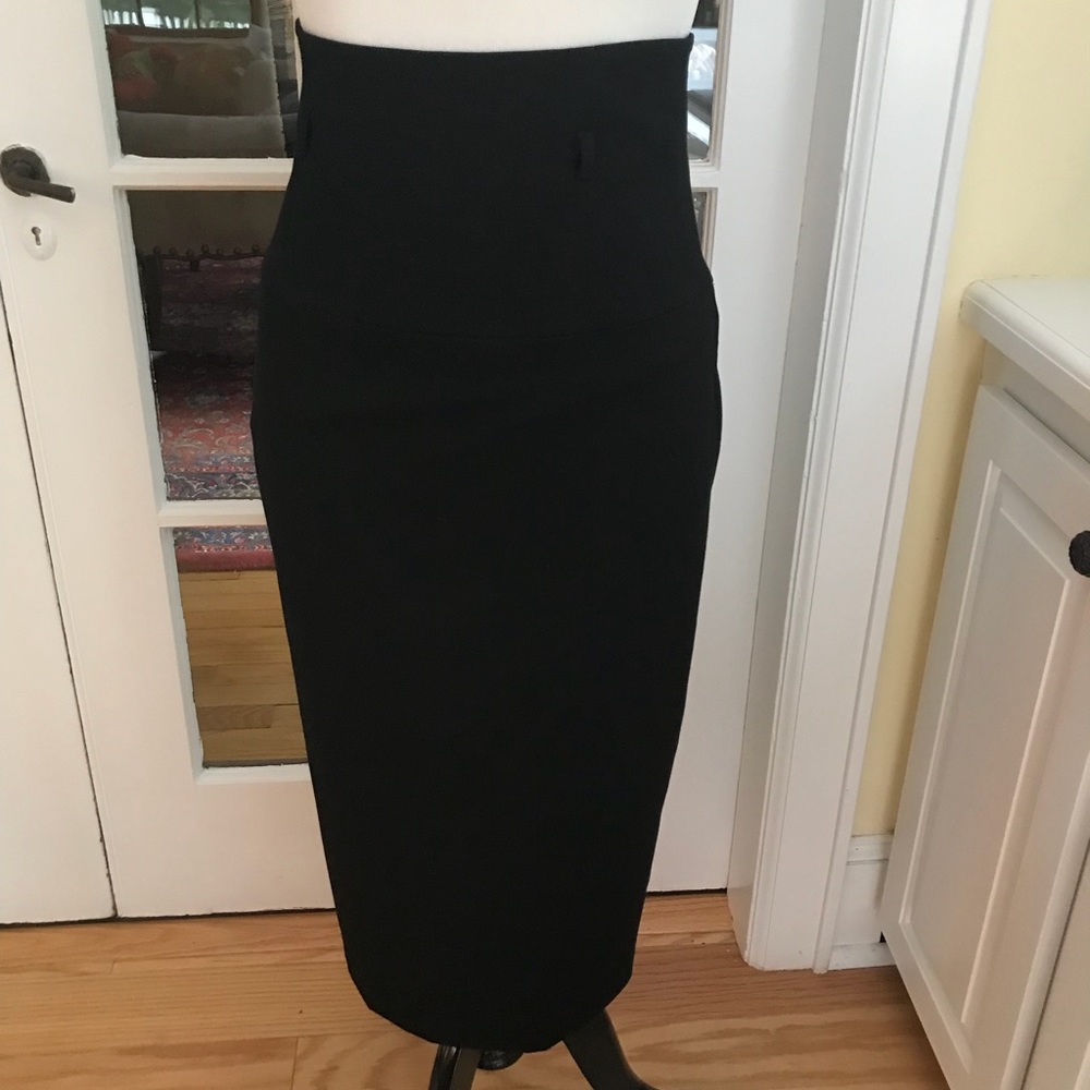 Black Halo high waisted pencil skirt size 4